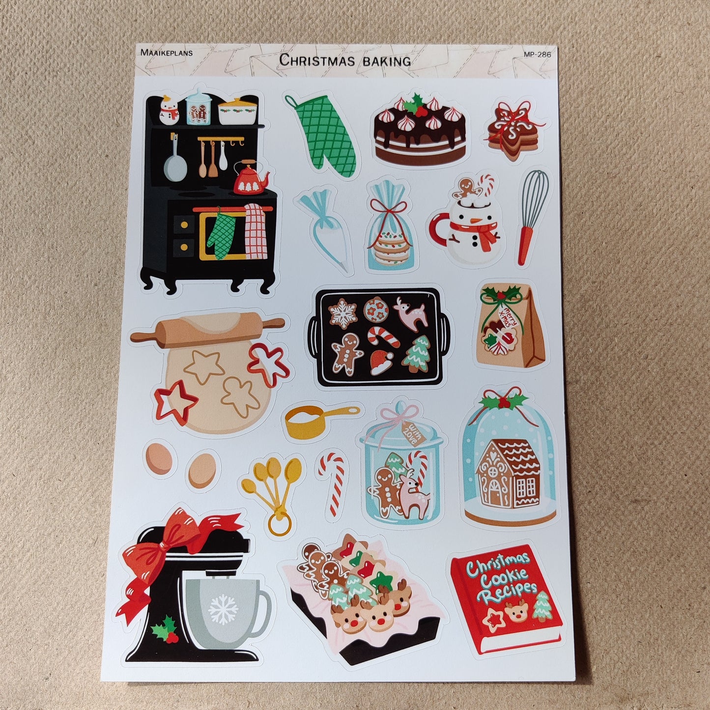 Christmas Baking Stickers