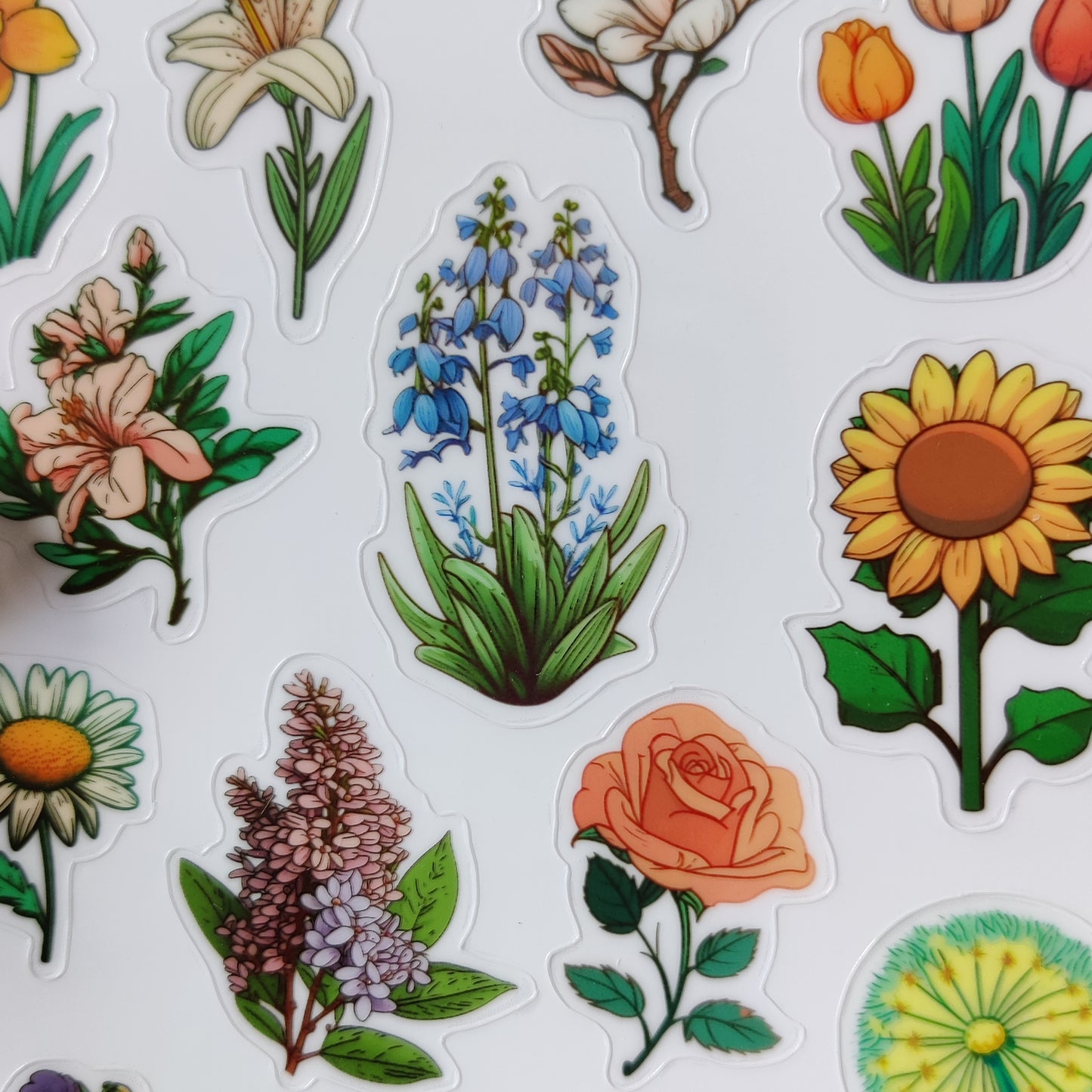 Flower sticker sheet