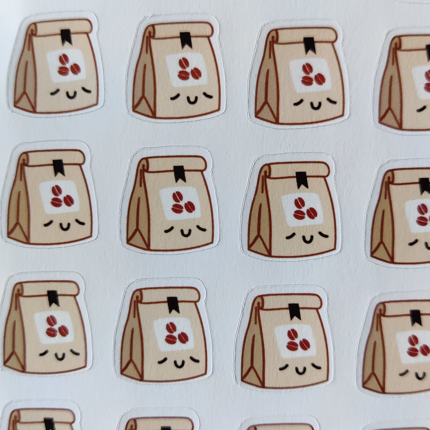 Lunch bag sticker sheet