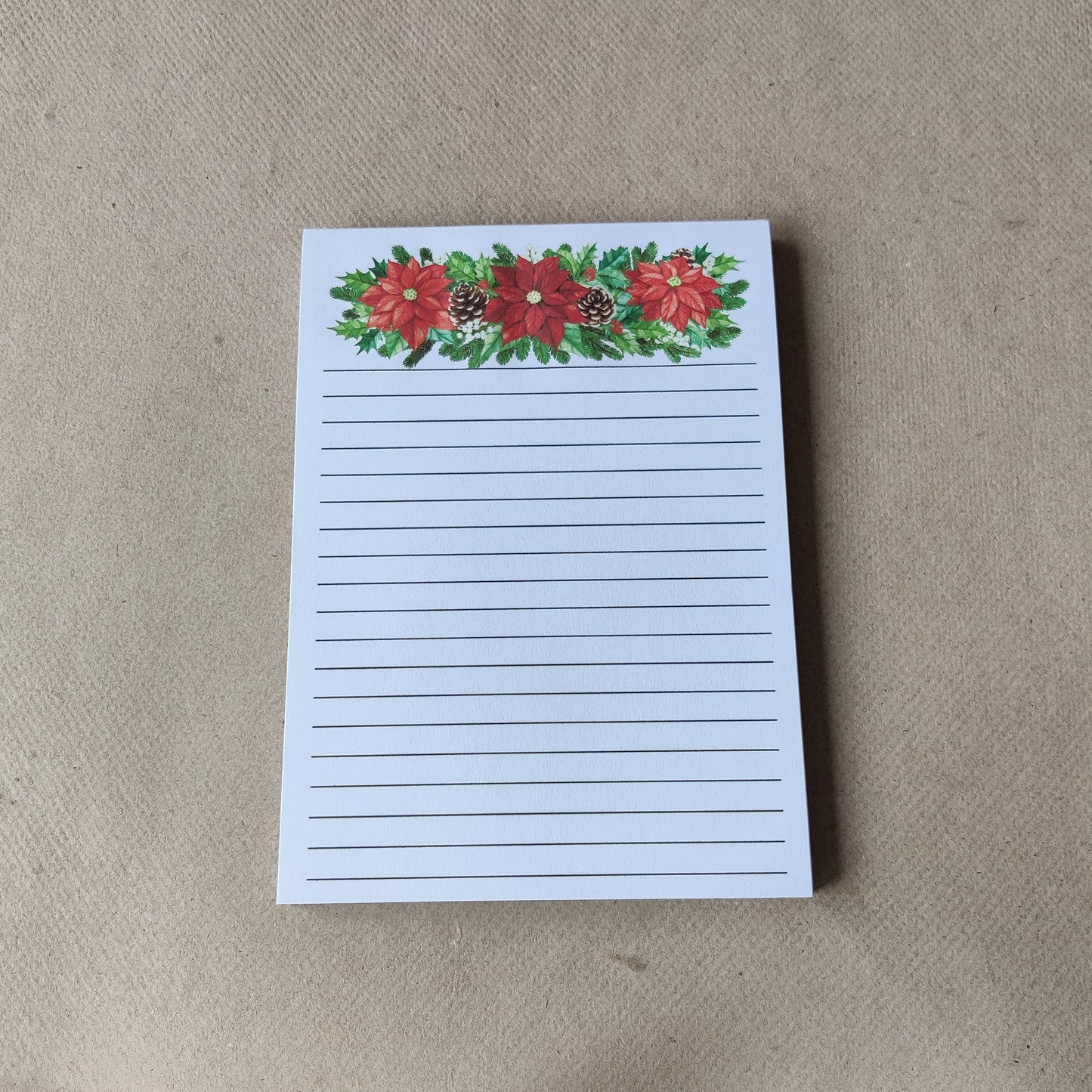 Kerst Notitieblok Gelinieerd A6