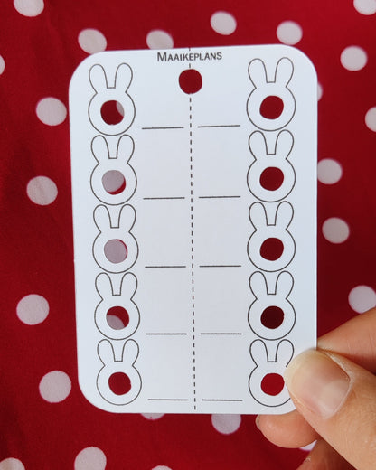 Kleurkaartjes - konijn design