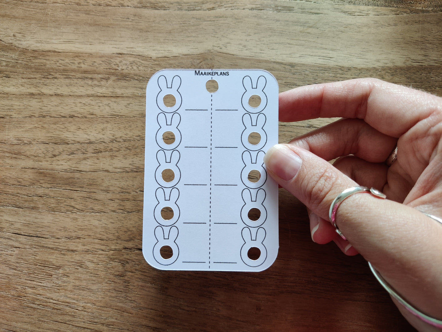 Kleurkaartjes - konijn design