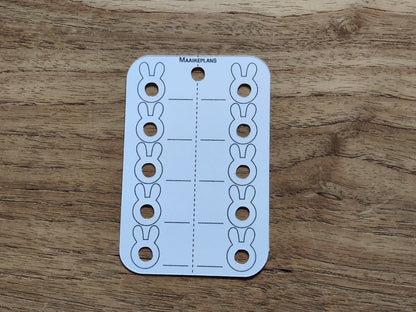 Kleurkaartjes - konijn design