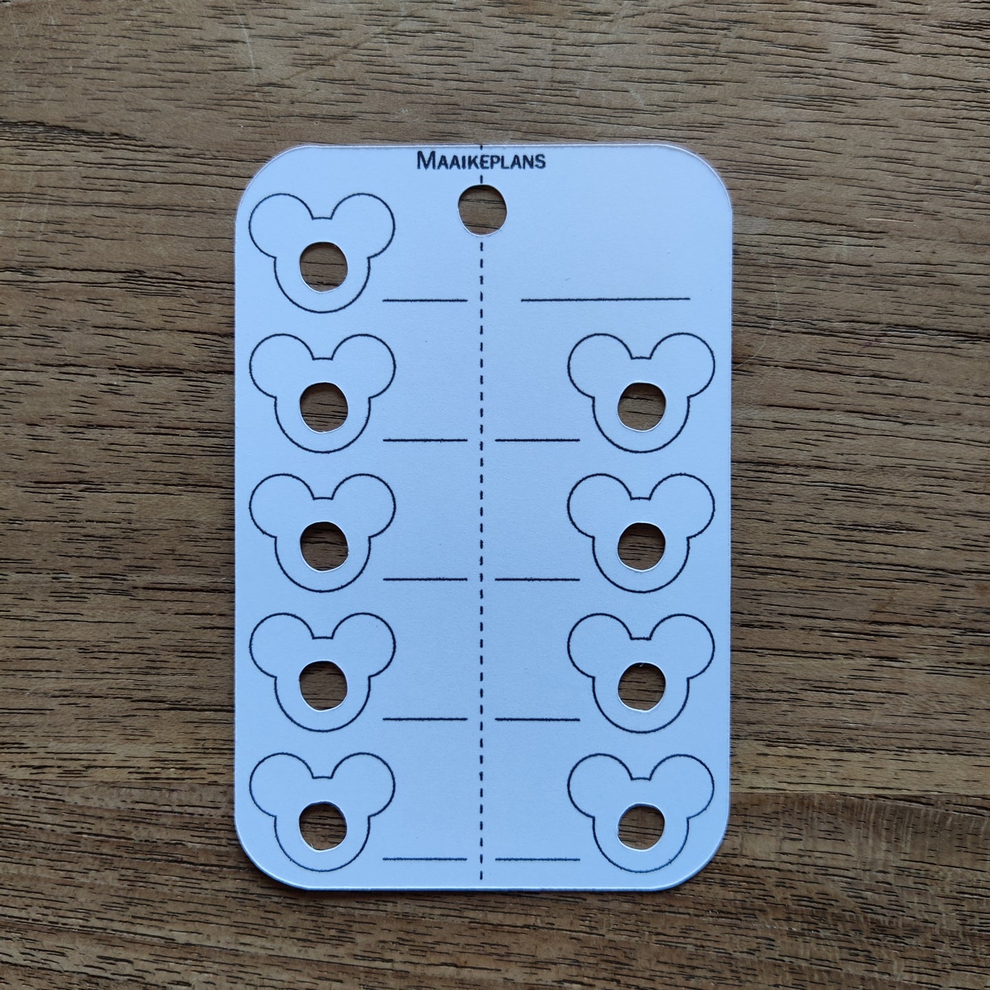 NEW Kleurkaartje - muis design