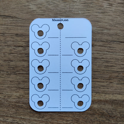 NEW Kleurkaartje - muis design