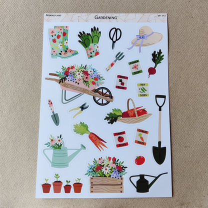 Moestuin stickervel