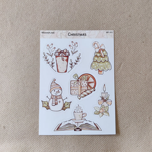 Christmas sticker sheet
