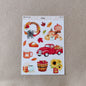 Autumn sticker sheet
