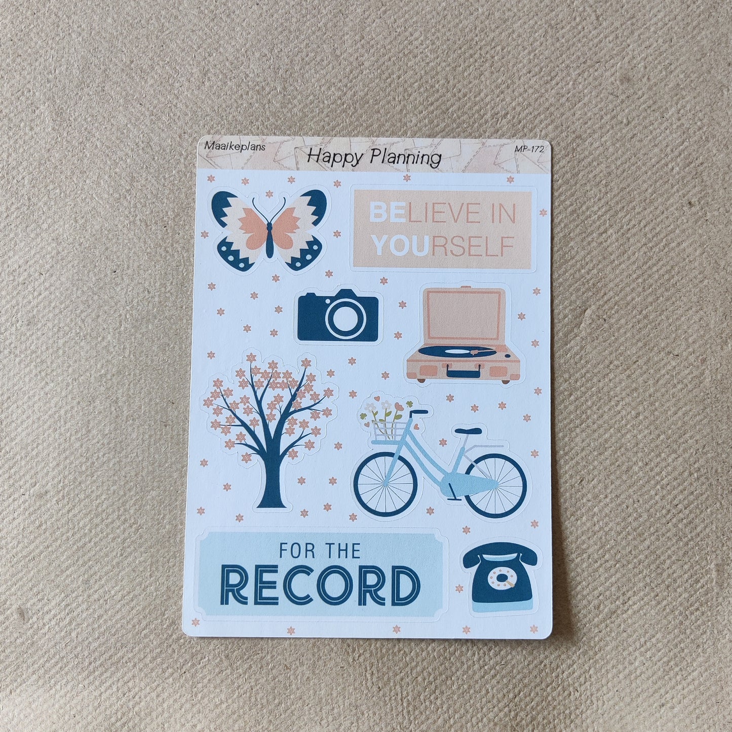 Happy planning sticker sheet