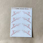Cherry blossom branches sticker sheet