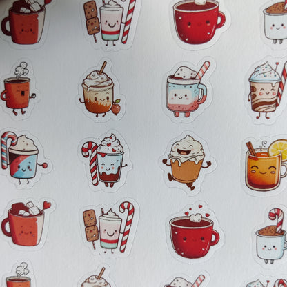a cup of love sticker sheet