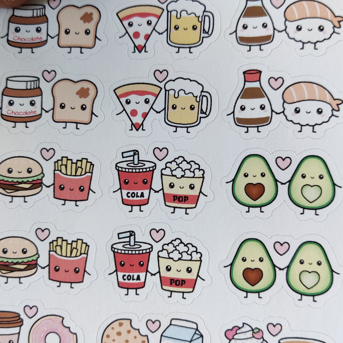 Food sticker sheet