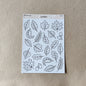 Autumn leaves sticker sheet