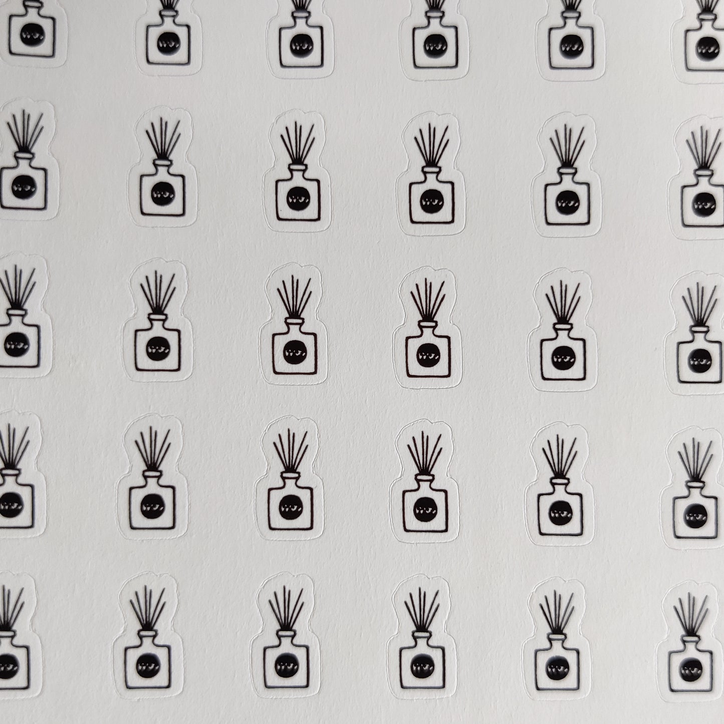 Fragrance stick icons sticker sheet