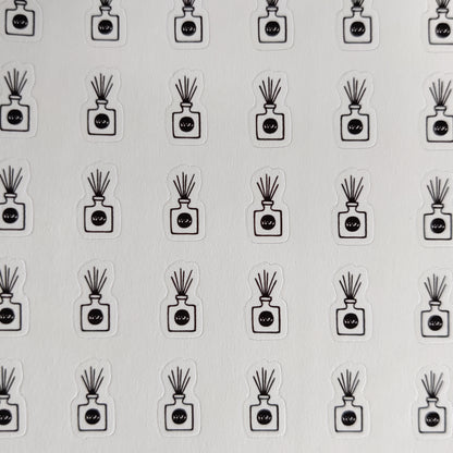 Fragrance stick icons sticker sheet