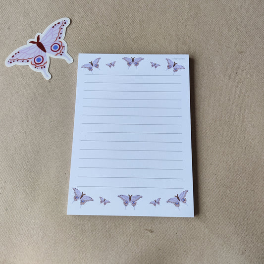 Notitieblok | Magical Butterfly | A6 Afscheurbaar Kladblok