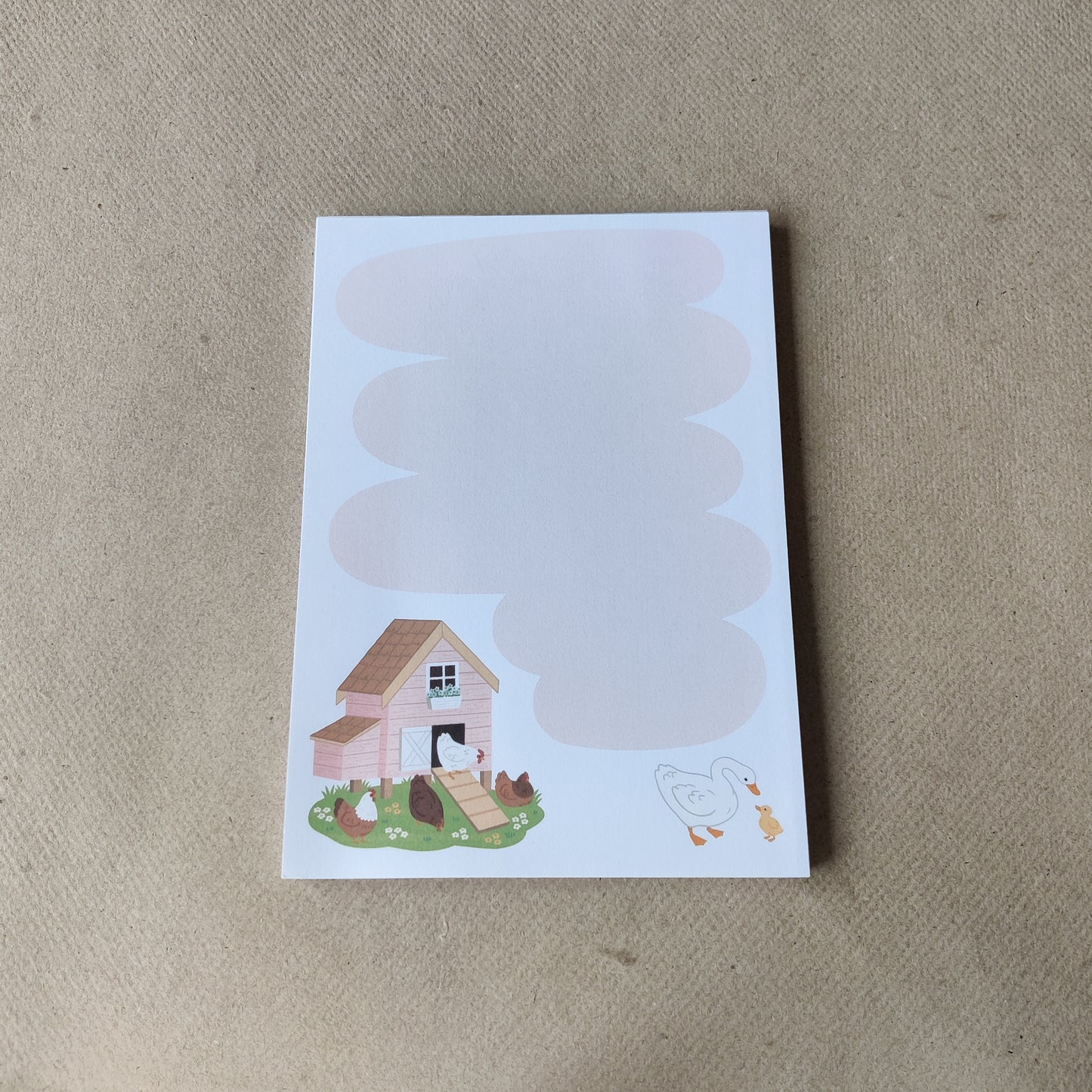 Chicken Coop | Girly & Pink | Spring Notepad A6