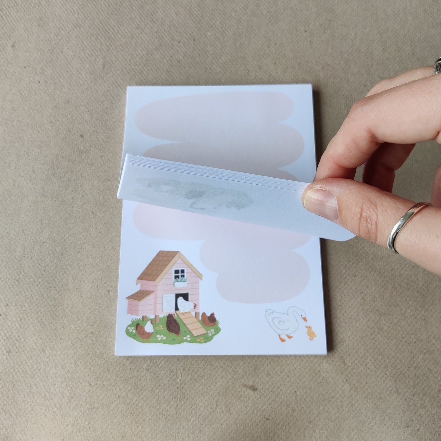 Chicken Coop | Girly & Pink | Spring Notepad A6