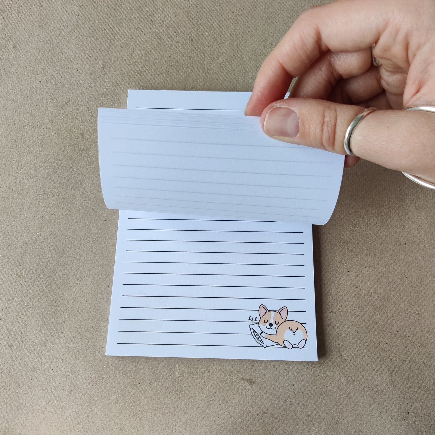 Corgi Notitieblok Gelinieerd A6