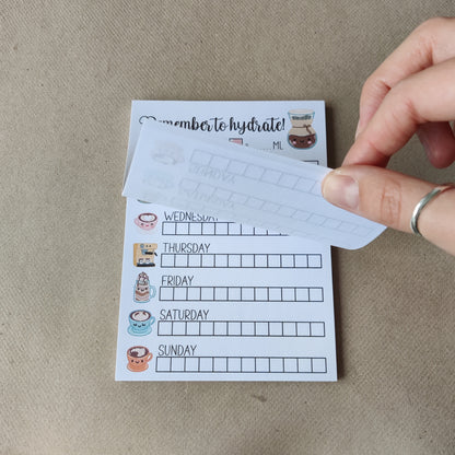 Remember to Hydrate Coffee Notitieblok A6