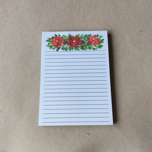 Kerst Notitieblok Gelinieerd A6