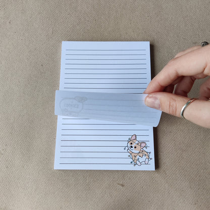 Kerst Corgi Notitieblok Gelinieerd A6 (oude versie)