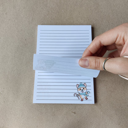 Kerst Corgi Notitieblok Gelinieerd A6 (oude versie)