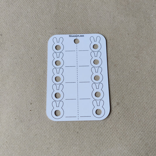 Kleurkaartjes - konijn design