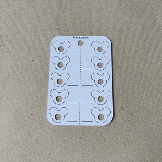 Kleurkaartje - muis design