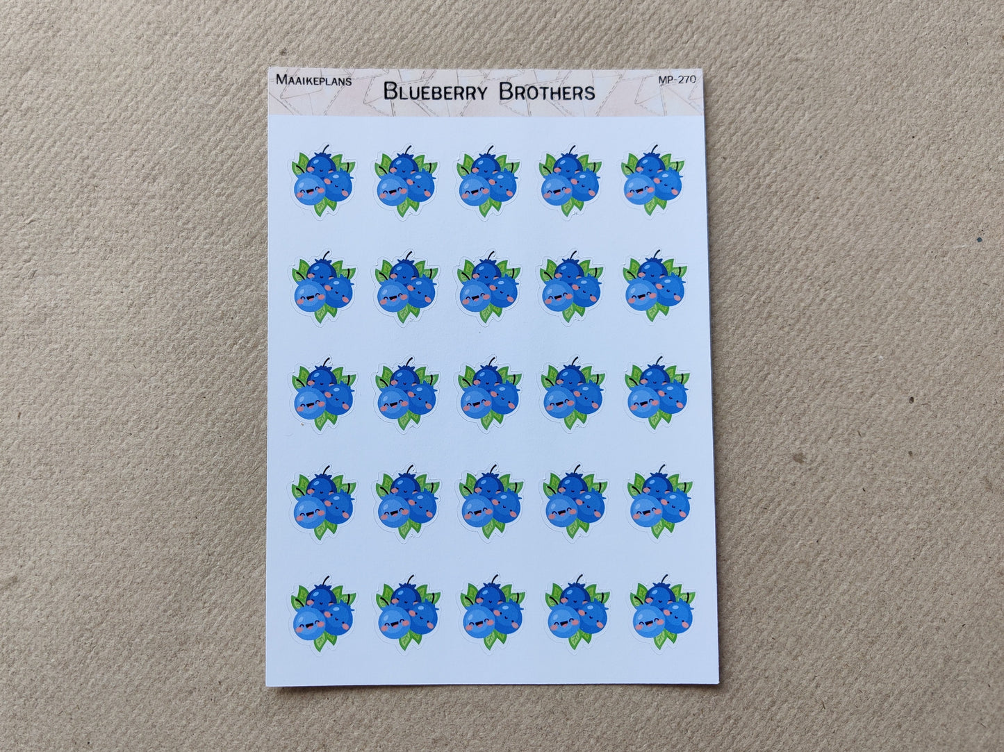 Blueberry Brothers Stickers