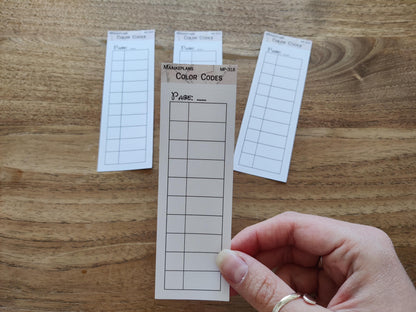 Kleurcode sticker - kleuren op nummer